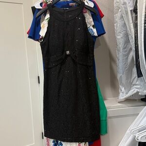 Night Way Collections Black Lace  Dress 14 Fun Beautiful